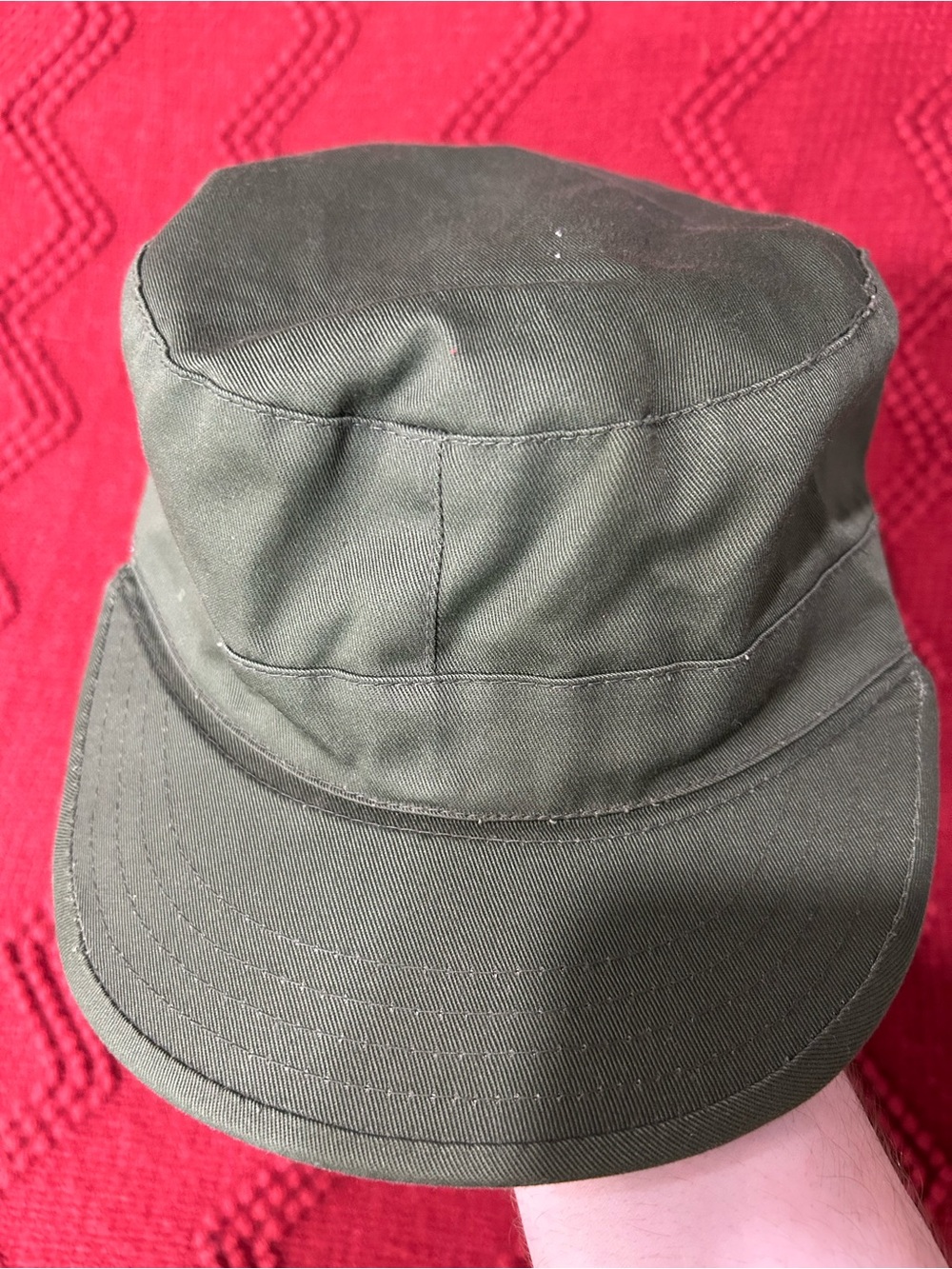 Olive Green Military Field Hat